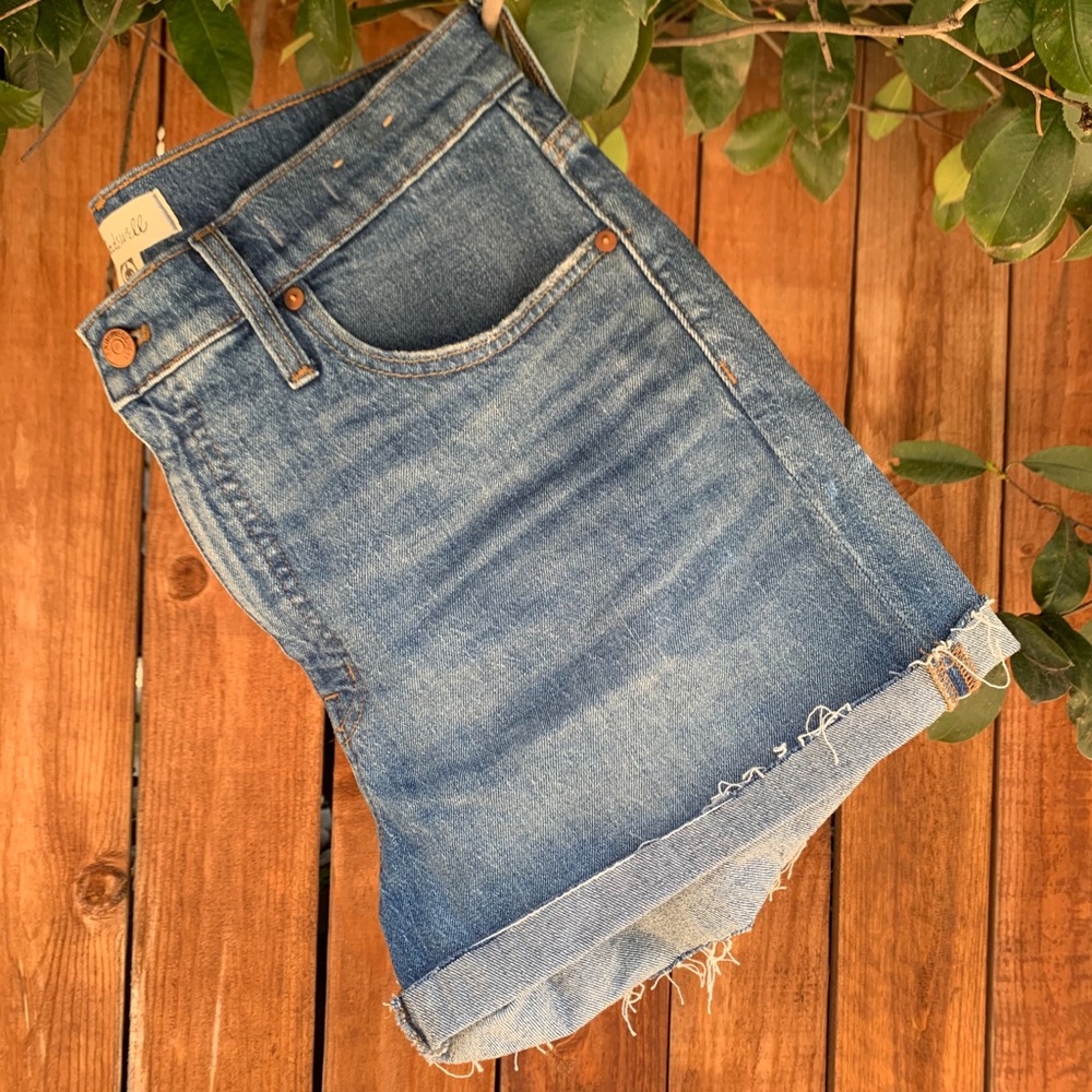 Madewell High Rise Denim Shorts